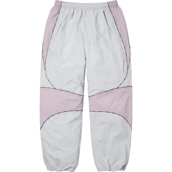 Supreme Logo Piping Track Pant - Grey (front)