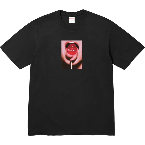 Supreme Lollipop Tee - Black (front)