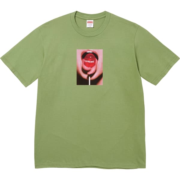 Supreme Lollipop Tee - Moss (front)