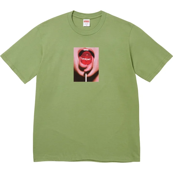 Supreme Lollipop Tee - Moss (front)