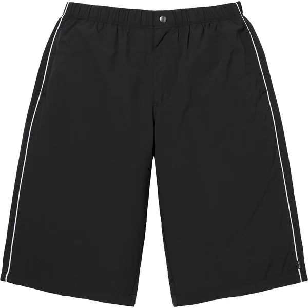 Supreme Long Nylon Short - Black (front)