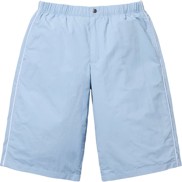 Supreme Long Nylon Short - Light Blue (front)