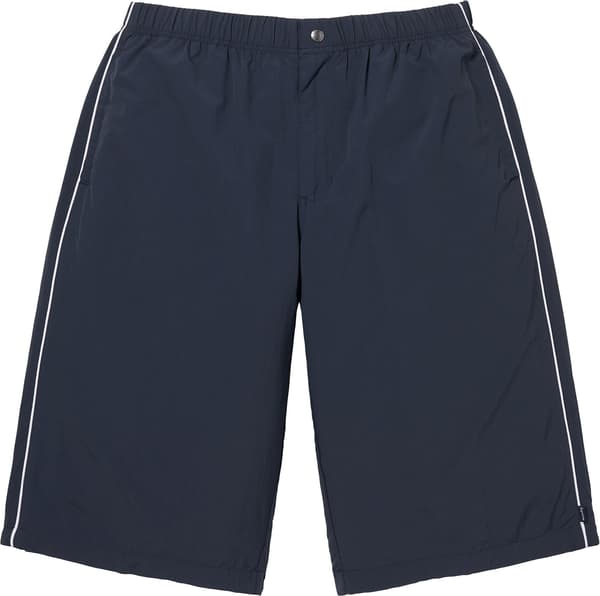 Supreme Long Nylon Short - Navy (front)