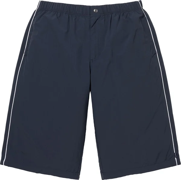 Supreme Long Nylon Short - Navy (front)