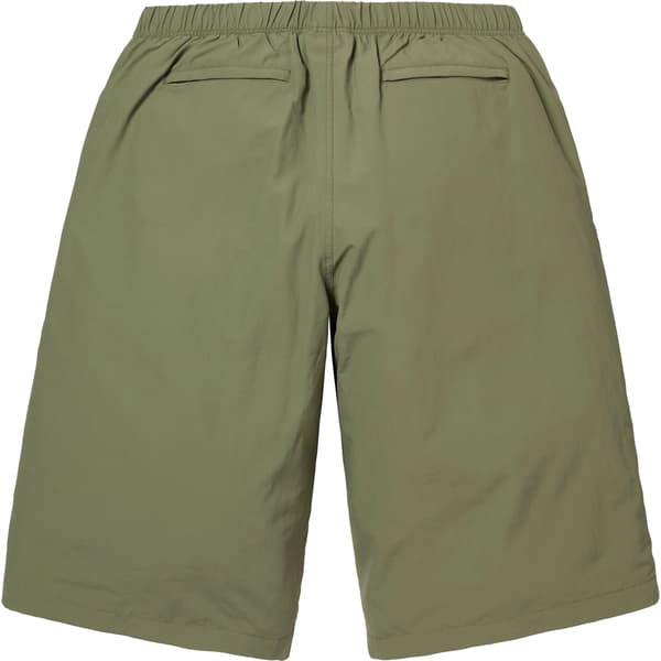 Supreme Long Nylon Short - Olive (front)