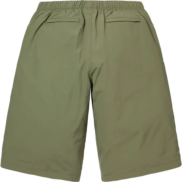 Supreme Long Nylon Short - Olive (front)