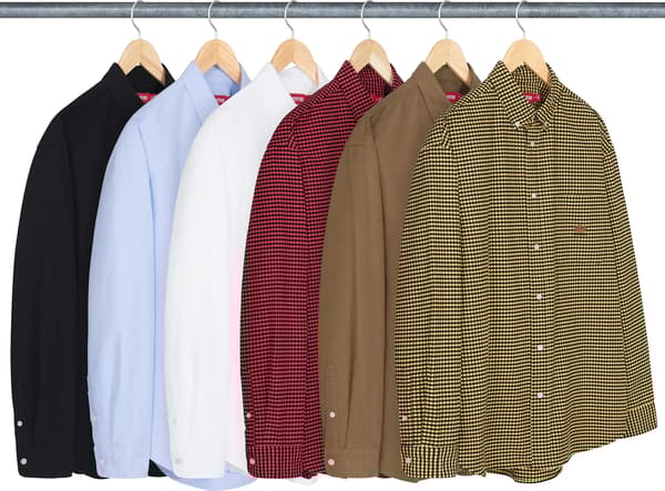 Supreme Loose Fit Flannel Oxford Shirt - Product Image