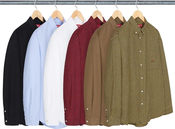 Supreme Loose Fit Flannel Oxford Shirt - Product Image