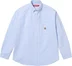 Supreme Loose Fit Flannel Oxford Shirt - Light Blue (front)