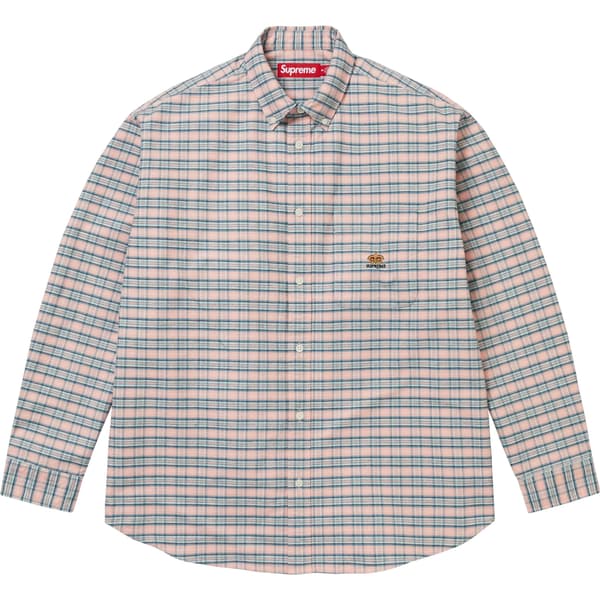 Supreme Loose Fit Flannel Oxford Shirt - Plaid (front)