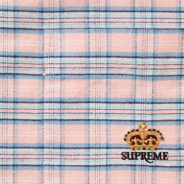 Supreme Loose Fit Flannel Oxford Shirt - Plaid (front)
