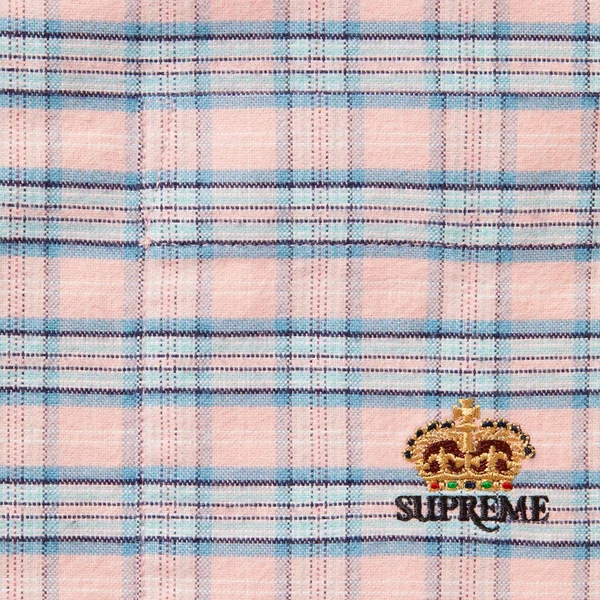 Supreme Loose Fit Flannel Oxford Shirt - Plaid (front)