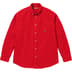 Supreme Loose Fit Flannel Oxford Shirt - Red (front)
