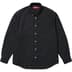 Supreme Loose Fit Oxford Shirt - Black (front)