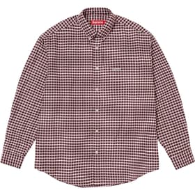 Supreme Loose Fit Oxford Shirt Brown Plaid