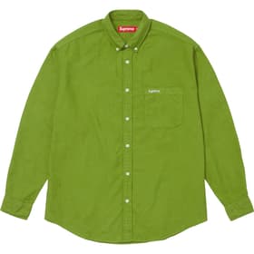 Supreme Loose Fit Oxford Shirt Dyed Green