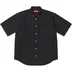 Supreme Loose Fit Oxford S/S Shirt - Black (front)