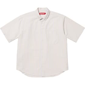 Supreme Loose Fit Oxford S/S Shirt Light Tan Stripe