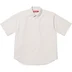 Supreme Loose Fit Oxford S/S Shirt - Light Tan Stripe (front)