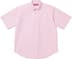 Supreme Loose Fit Oxford S/S Shirt - Pink Stripe (front)