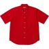 Supreme Loose Fit Oxford S/S Shirt - Red (front)