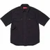Supreme Loose Fit S/S Denim Painter Shirt - Black (front)