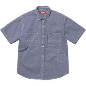 Supreme Loose Fit S/S Denim Painter Shirt Stripe