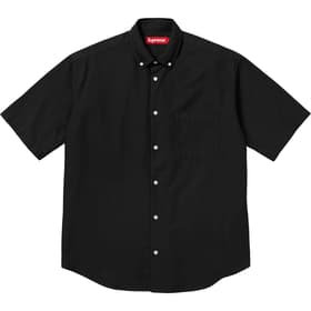 Supreme Loose Fit S/S Oxford Shirt Black