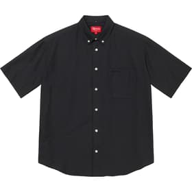 Supreme Loose Fit S/S Oxford Shirt Black