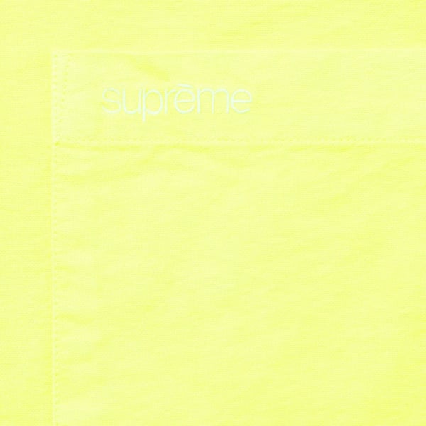 Supreme Loose Fit S/S Oxford Shirt - Bright Green (front)