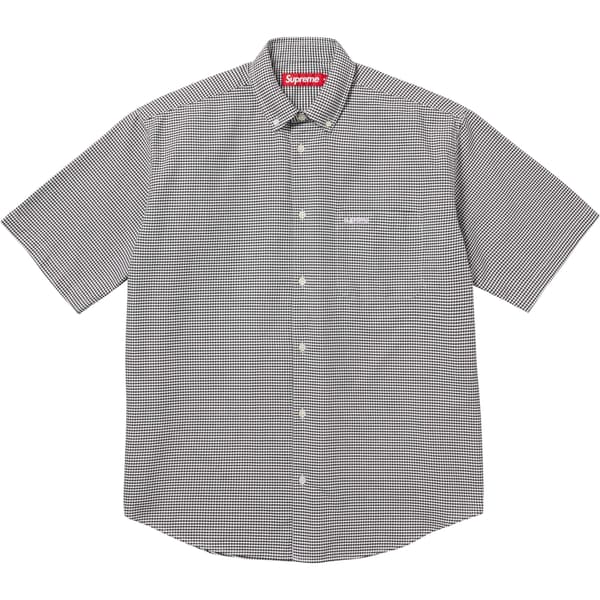 Supreme Loose Fit S/S Oxford Shirt - Gingham (front)