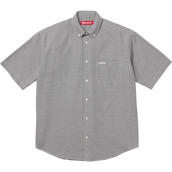 Supreme Loose Fit S/S Oxford Shirt - Gingham (front)