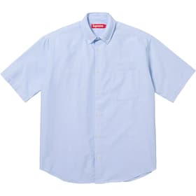 Supreme Loose Fit S/S Oxford Shirt Light Blue