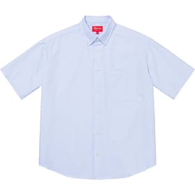 Supreme Loose Fit S/S Oxford Shirt Light Blue