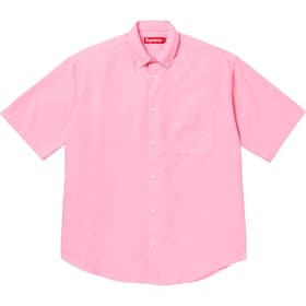 Supreme Loose Fit S/S Oxford Shirt Pink
