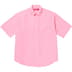 Supreme Loose Fit S/S Oxford Shirt - Pink (front)