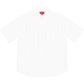 Supreme Loose Fit S/S Oxford Shirt White