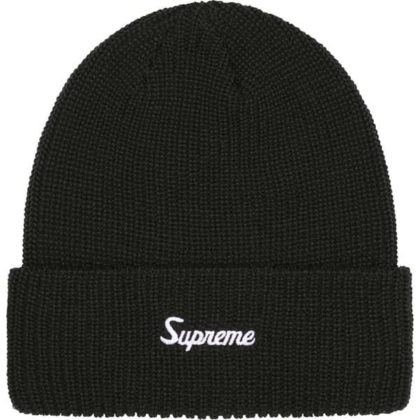 Supreme Loose Gauge Beanie - Black (front)