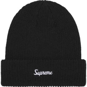 Supreme Loose Gauge Beanie Black