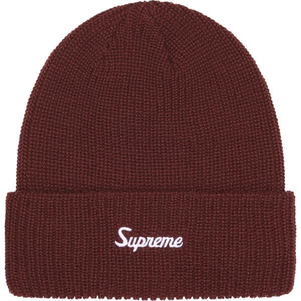 Supreme Loose Gauge Beanie - Brown (front)