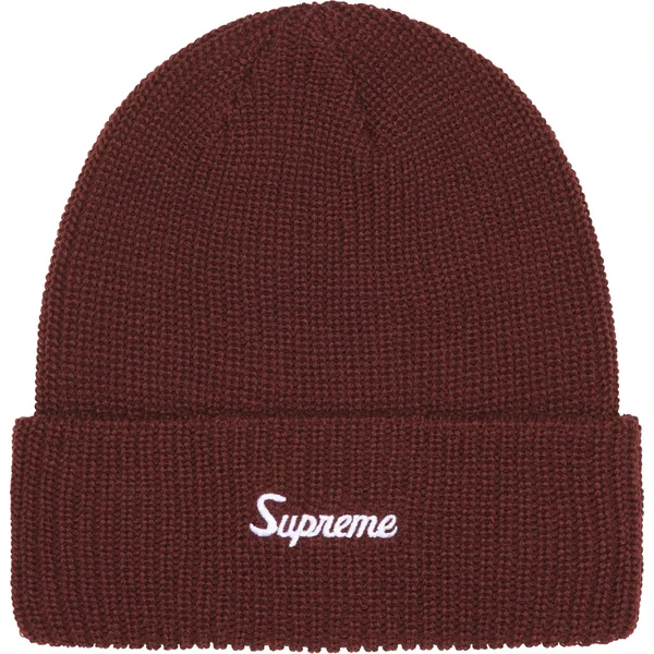 Supreme Loose Gauge Beanie - Brown (front)