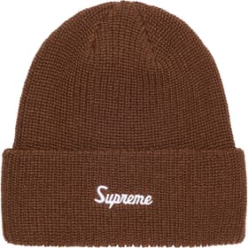 Supreme Loose Gauge Beanie Brown