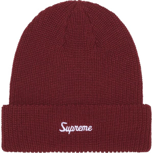 Supreme Loose Gauge Beanie - Cardinal (front)