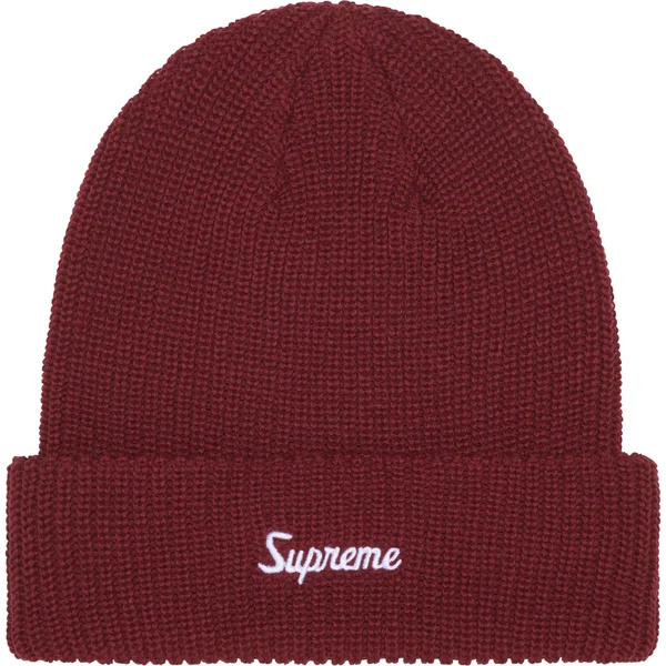Supreme Loose Gauge Beanie - Cardinal (front)