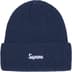 Supreme Loose Gauge Beanie - Dark Blue (front)