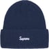 Supreme Loose Gauge Beanie - Dark Blue (front)