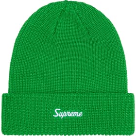 Supreme Loose Gauge Beanie Green