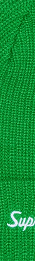 Supreme Loose Gauge Beanie - Green (front)