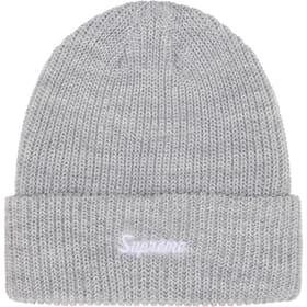 Supreme Loose Gauge Beanie Light Grey