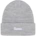 Supreme Loose Gauge Beanie - Light Grey (front)
